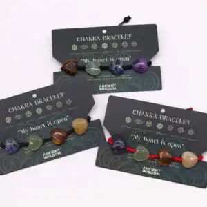 Chakra String Bracelet – Hearts | www.artisangoods.co.uk 1