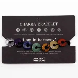 Chakra String Bracelet – Mini Donuts | www.artisangoods.co.uk 2