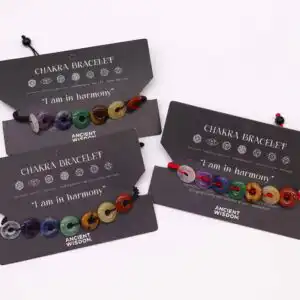 Chakra String Bracelet – Mini Donuts | www.artisangoods.co.uk 1