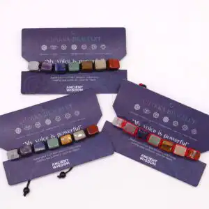 Chakra String Bracelet – Tumble Stones | www.artisangoods.co.uk 1