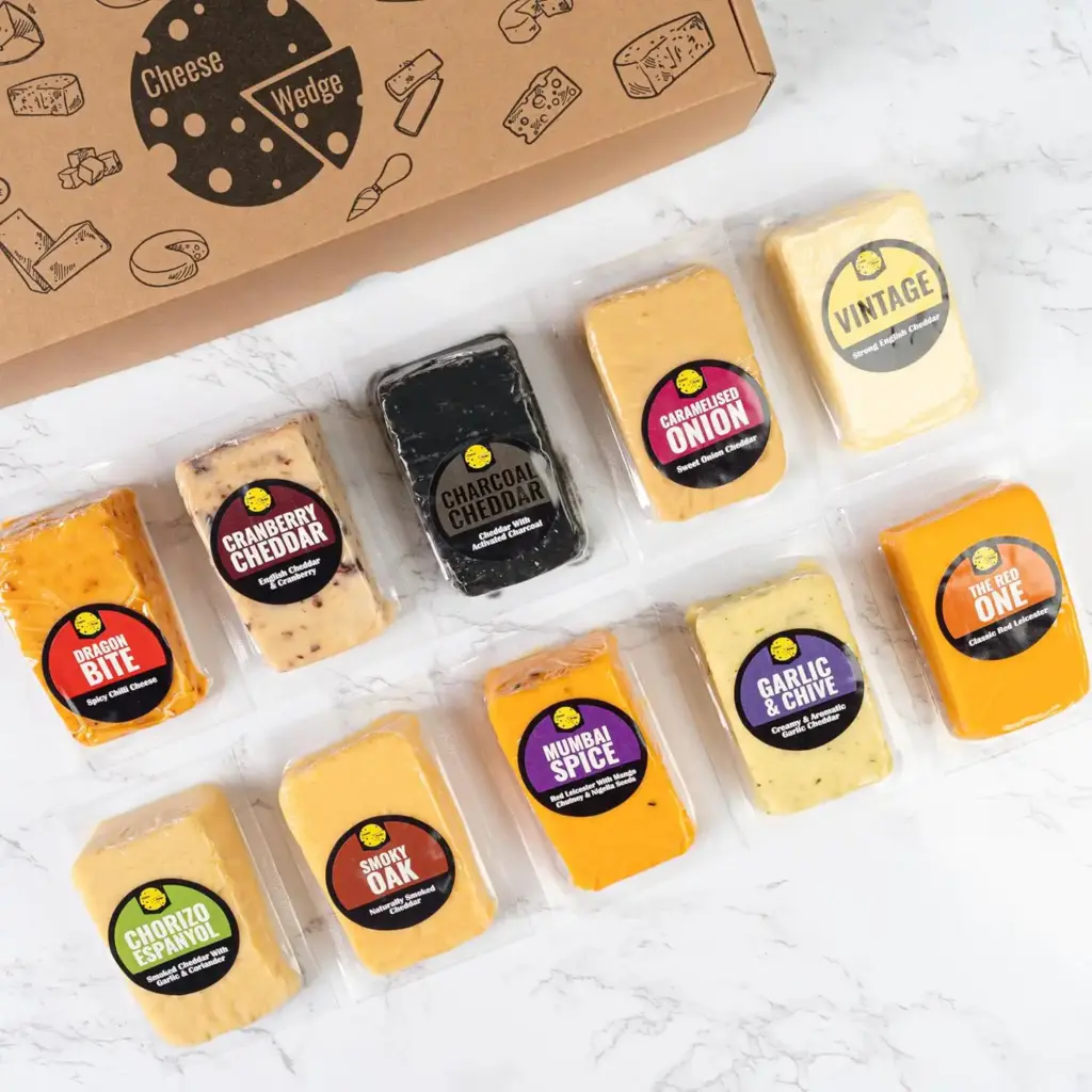 Cheese Wedges Gift Hamper | www.artisangoods.co.uk Cheese Wedges Gift Hamper | www.artisangoods.co.uk