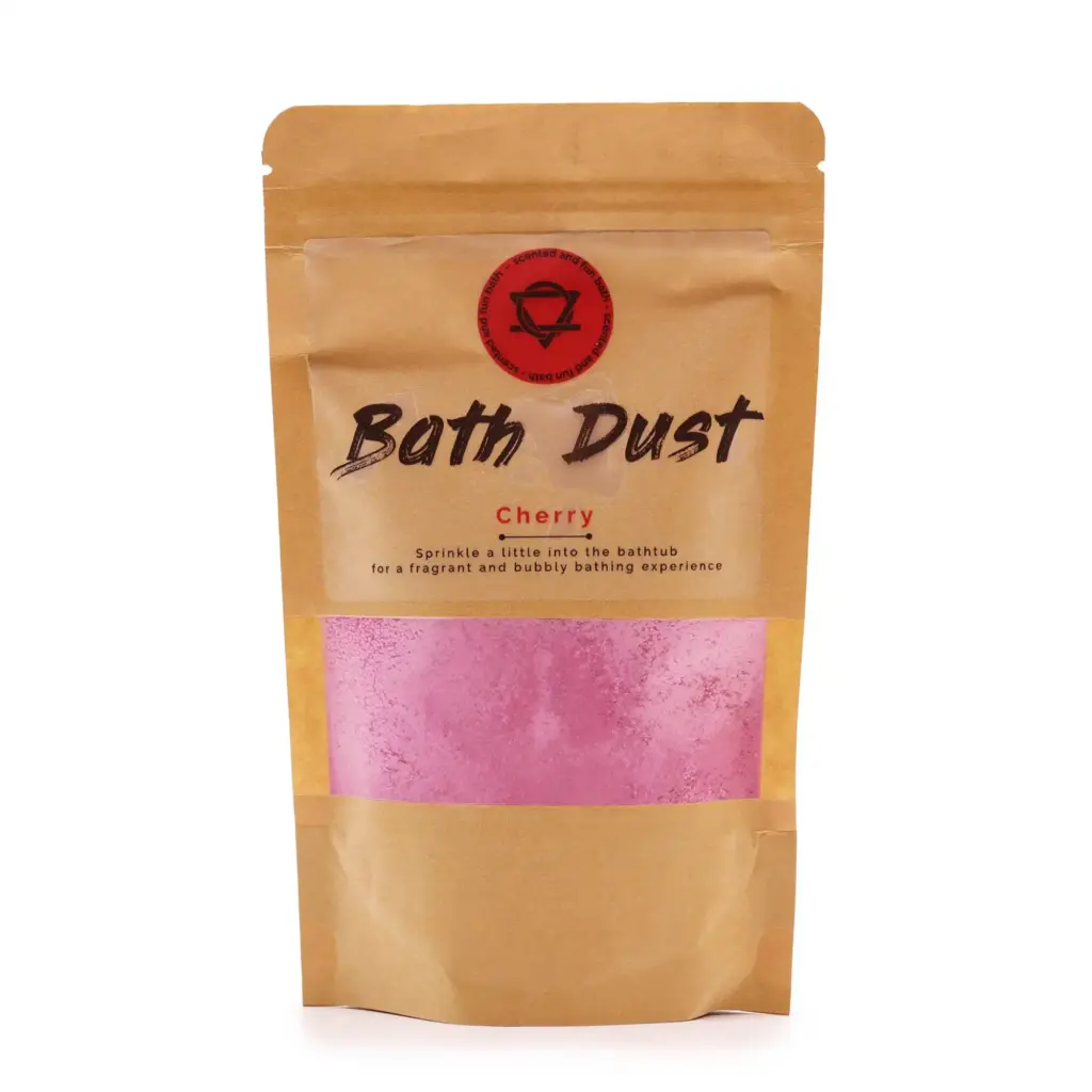 Cherry Bath Dust 190g | www.artisangoods.co.uk