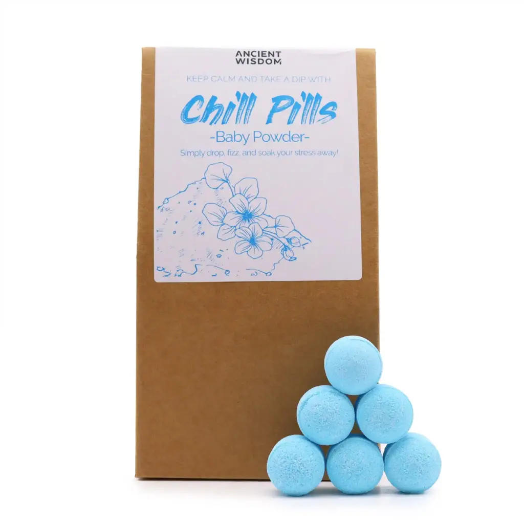 Chill Pills Gift Pack 350g – Baby Powder | www.artisangoods.co.uk