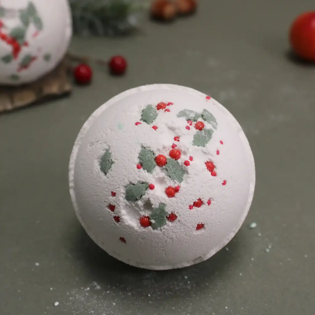 Christmas Bath Bomb – Holly Berry & Mistletoe | www.artisangoods.co.uk 2 Christmas Bath Bomb – Holly Berry & Mistletoe | www.artisangoods.co.uk 2