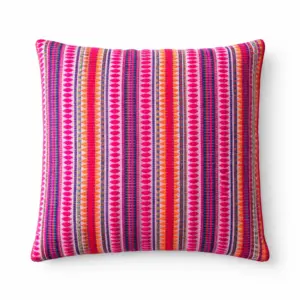 Classic Cushion Cover - Neon Stripes - 45x45cm