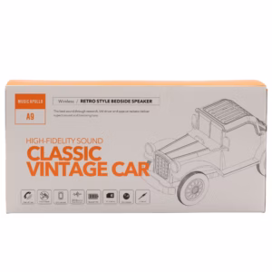 Classic Vintage Car Speaker and Phone Holder – Bluetooth – 5 watt | www.artisangoods.co.uk 6
