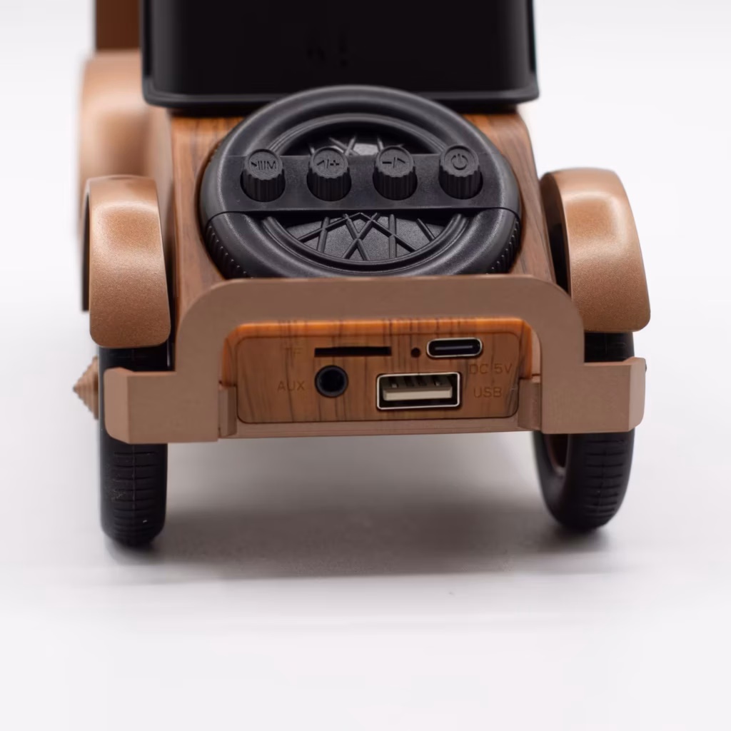 Classic Vintage Car Speaker and Phone Holder – Bluetooth – 5 watt | www.artisangoods.co.uk