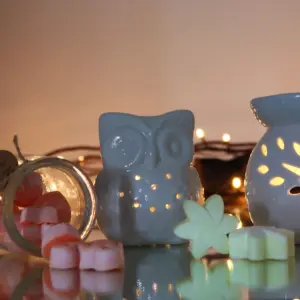 Classic White Oil Burner – Tall Owl | www.artisangoods.co.uk 3