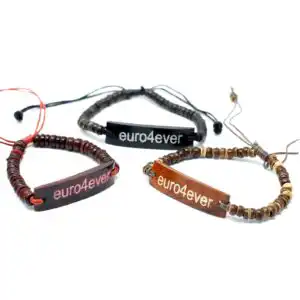 Coco Slogan Bracelets – Euro4Ever | www.artisangoods.co.uk 1