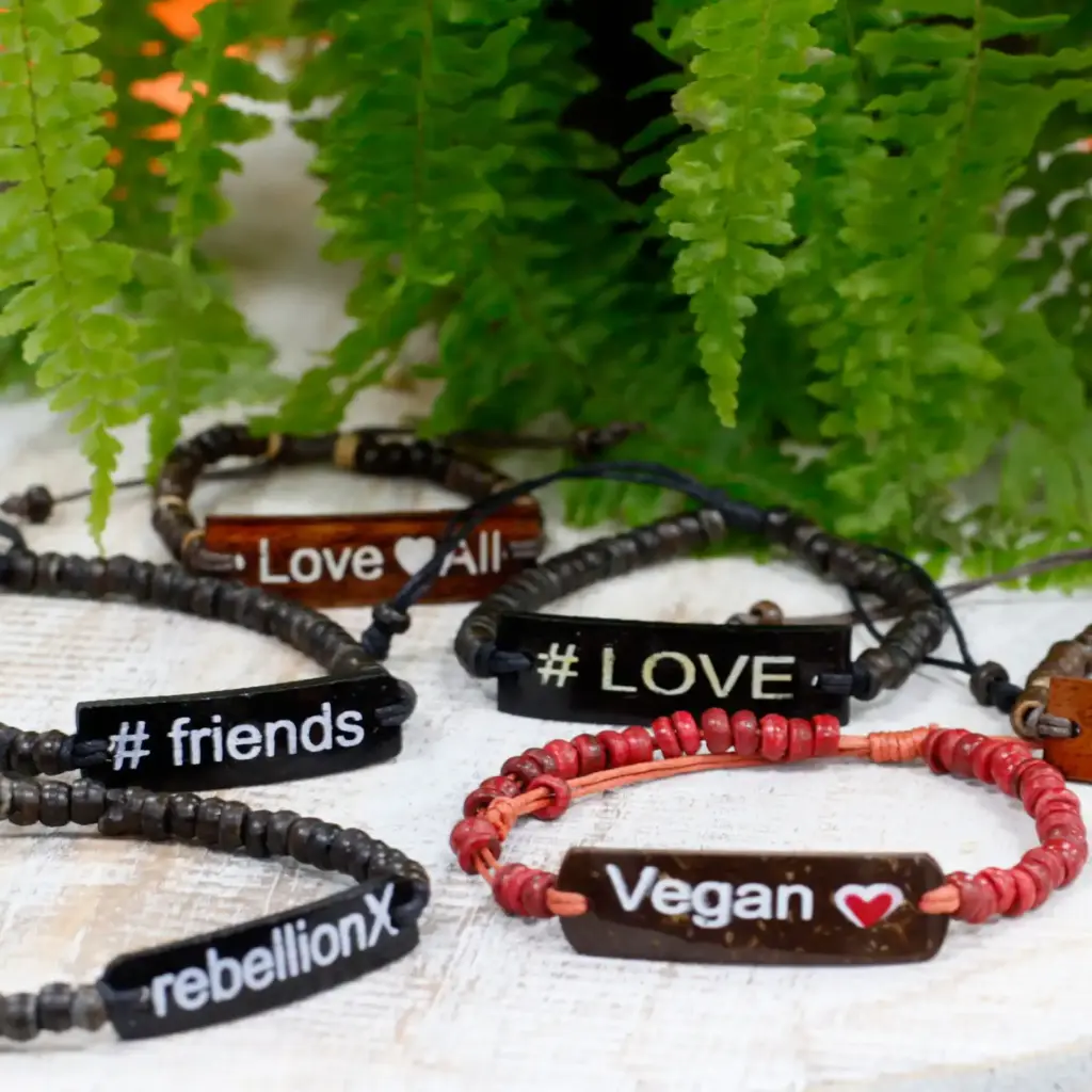 Coco Slogan Bracelets – #Friends | www.artisangoods.co.uk 5