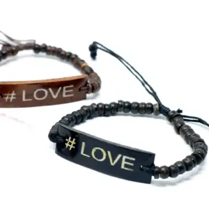 Coco Slogan Bracelets – #Love | www.artisangoods.co.uk 2