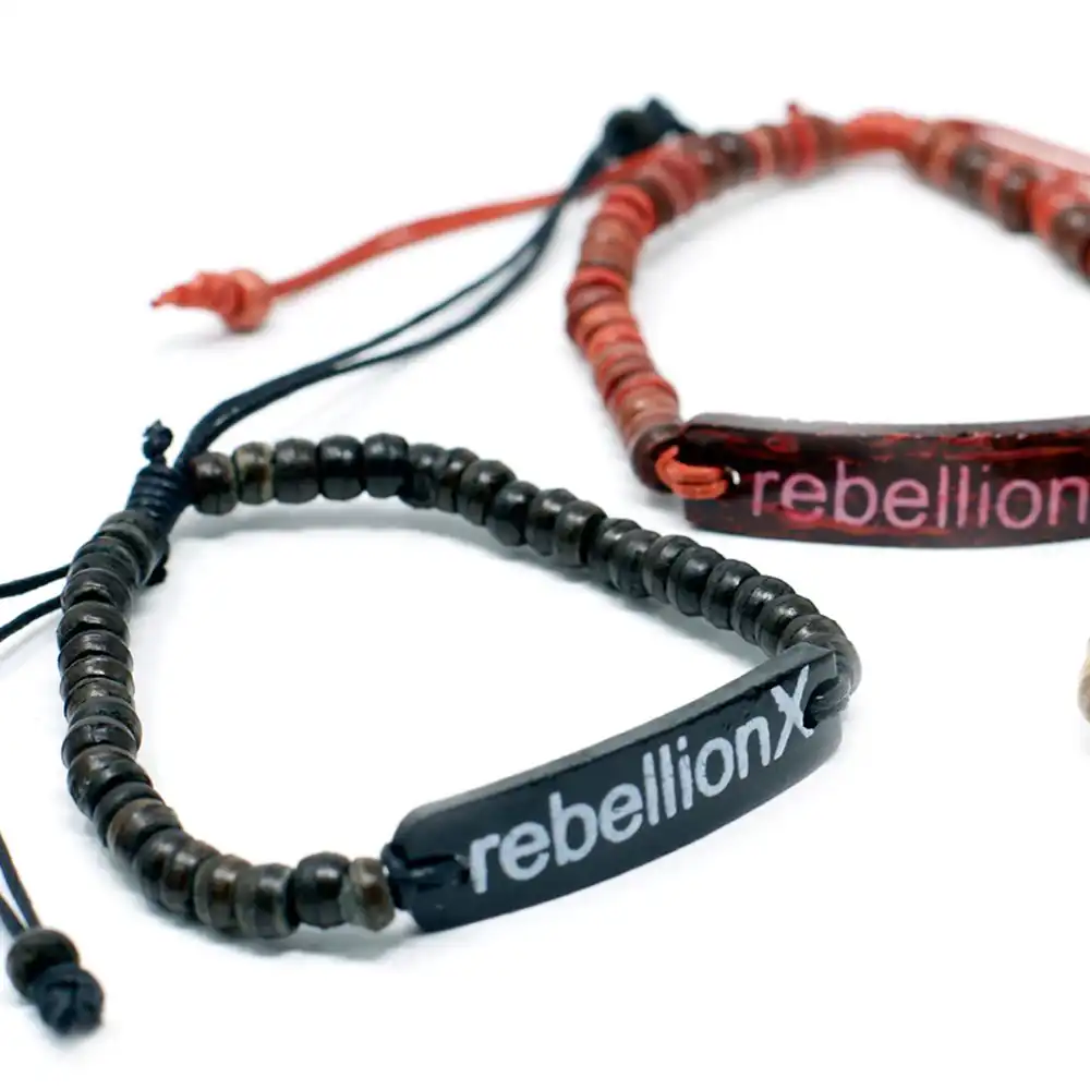 Coco Slogan Bracelets – Rebellion X | www.artisangoods.co.uk 3 Coco Slogan Bracelets – Rebellion X | www.artisangoods.co.uk 2
