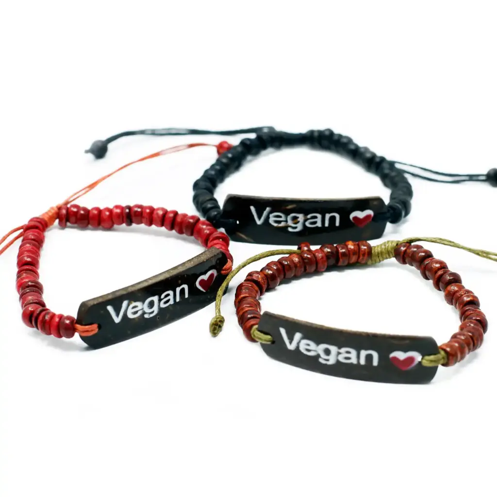 Coco Slogan Bracelets – Vegan | www.artisangoods.co.uk