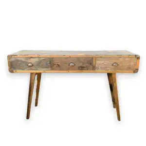 Console Table – Recycled Wood – 150x50x80cm | www.artisangoods.co.uk 5