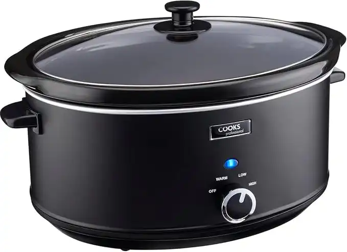 Cooks Professional 3.5 Litre Slow Cooker with Glass Lid and Keep Warm