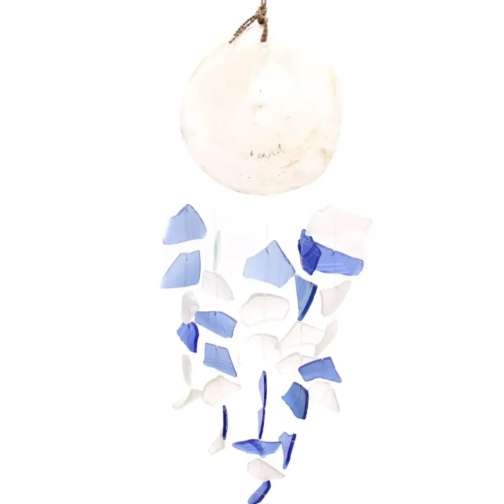 Copis & Glass Drop – Blue & White Glass | www.artisangoods.co.uk