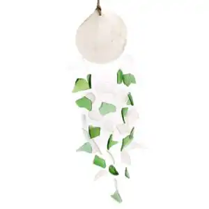 Copis & Glass Drop – Green & White Glass | www.artisangoods.co.uk 1