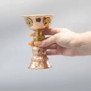 Copper Ritual Goblet with Tree of Life 10x15cm | www.artisangoods.co.uk 3