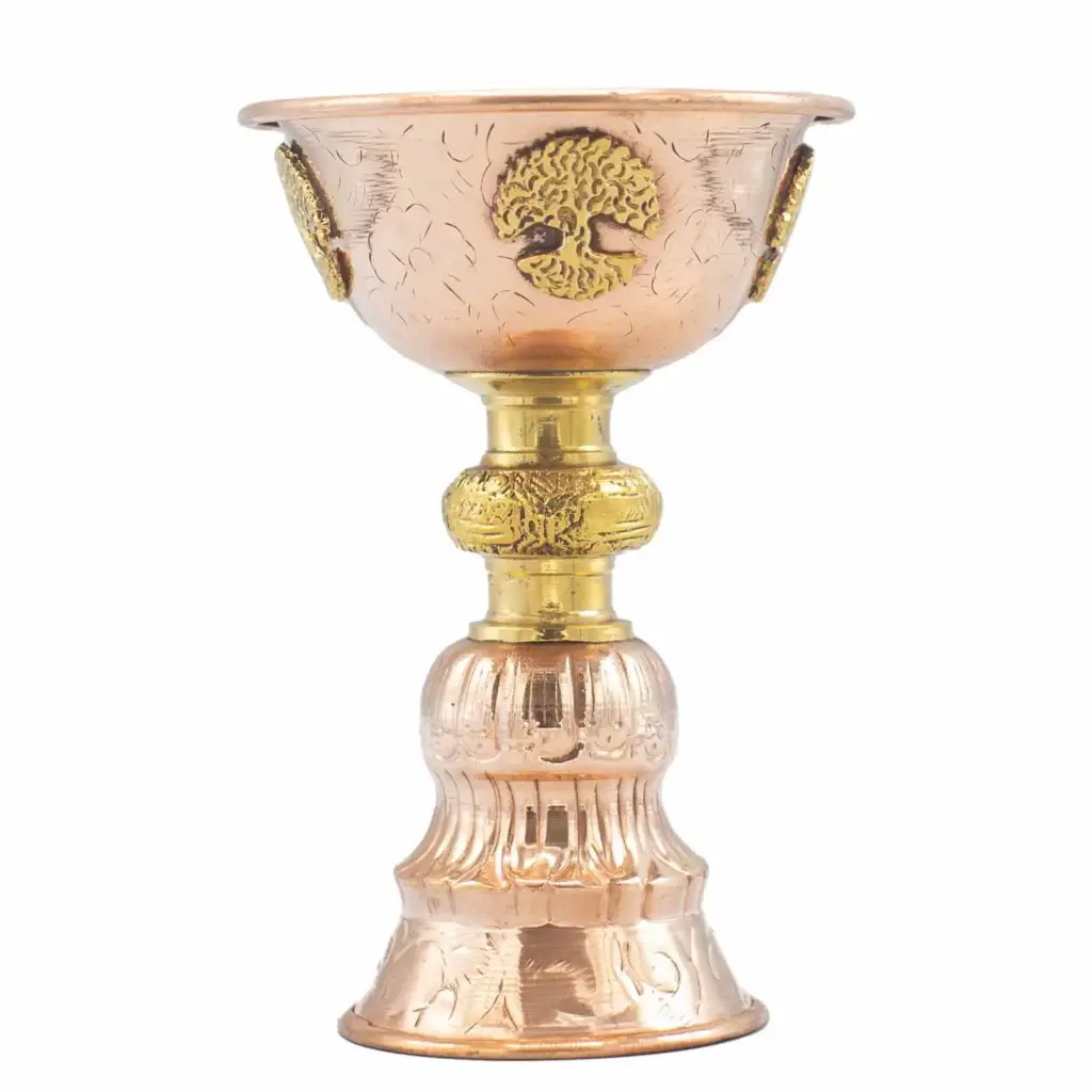 Copper Ritual Goblet with Tree of Life 10x15cm | www.artisangoods.co.uk