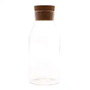 Cottage Cork Glass Jar – Clear – 20cm | www.artisangoods.co.uk