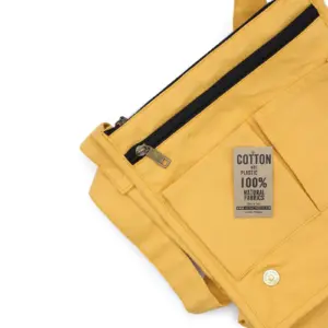 Cotton Canvas Messenger Bag – Natural and Soft Jute | www.artisangoods.co.uk 4