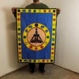 Cotton Wall Art (70x110cm) – Chakra Fibrant | www.artisangoods.co.uk 2