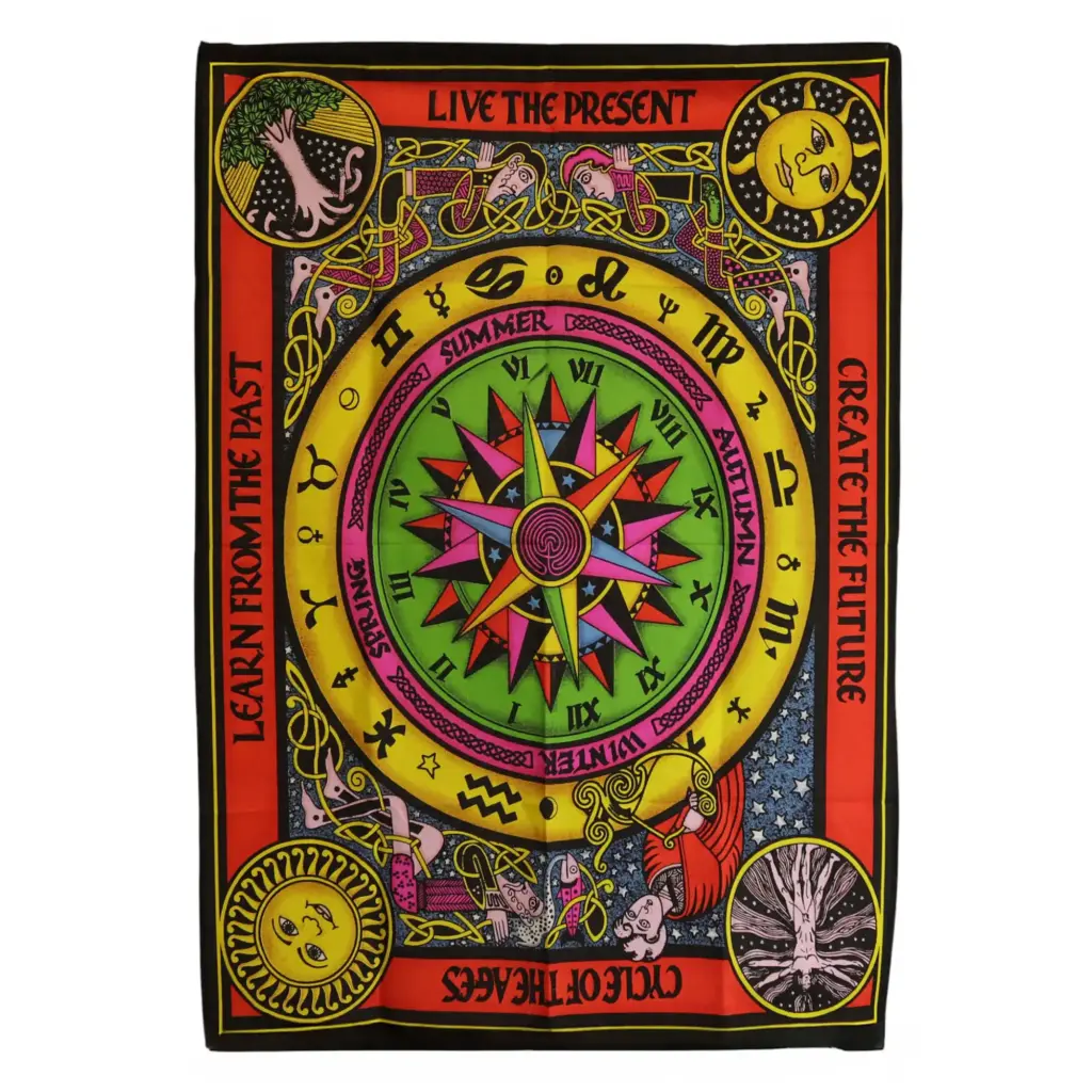 Cotton Wall Art (70x110cm) – Circle of Life | www.artisangoods.co.uk