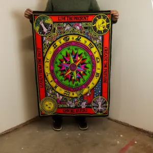 Cotton Wall Art (70x110cm) – Circle of Life | www.artisangoods.co.uk 2