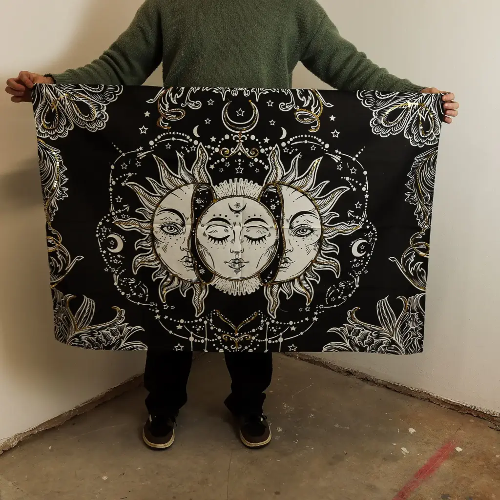 Cotton Wall Art (70x110cm) – Sun Goddess | www.artisangoods.co.uk