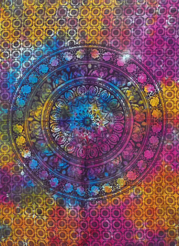 Cotton Wall Art – Mandala Elephant | www.artisangoods.co.uk