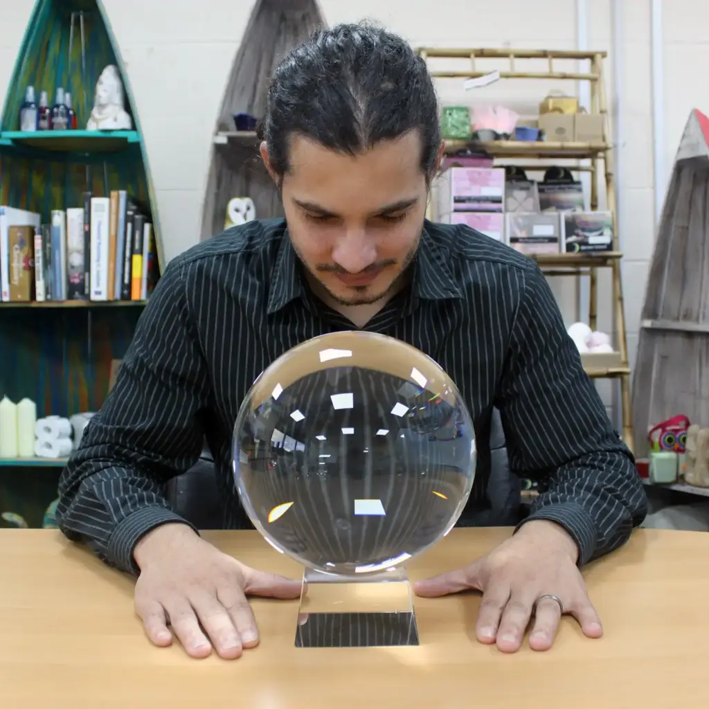 Crystal Ball on Stand 200mm | www.artisangoods.co.uk 5