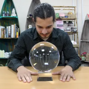 Crystal Ball on Stand 200mm | www.artisangoods.co.uk 5