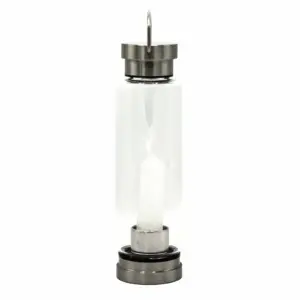 Crystal Infused Glass Water Bottle – Cleansing Clear Quartz – Obelisk | www.artisangoods.co.uk 6