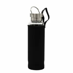 Crystal Infused Glass Water Bottle – Rejuvenating Rose Quartz – Obelisk | www.artisangoods.co.uk 5