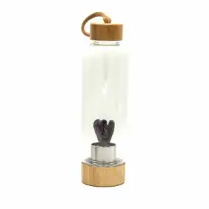 Crystal Infused Glass Water Bottle – Relaxing Amethyst – Angel | www.artisangoods.co.uk 1
