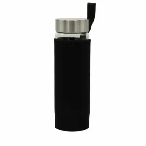 Crystal Infused Glass Water Bottle – Relaxing Amethyst – Chips | www.artisangoods.co.uk 4