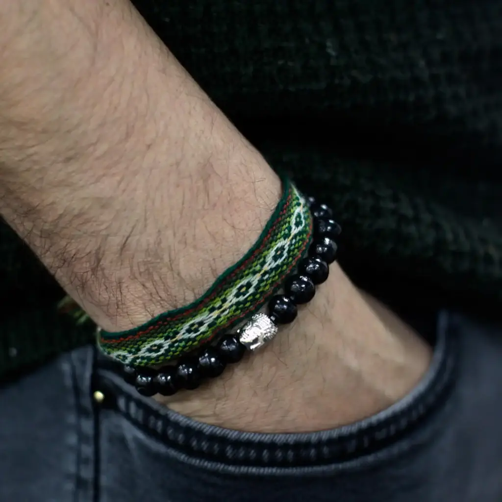 Darkwood Beads & Buddah Bangle | www.artisangoods.co.uk 3