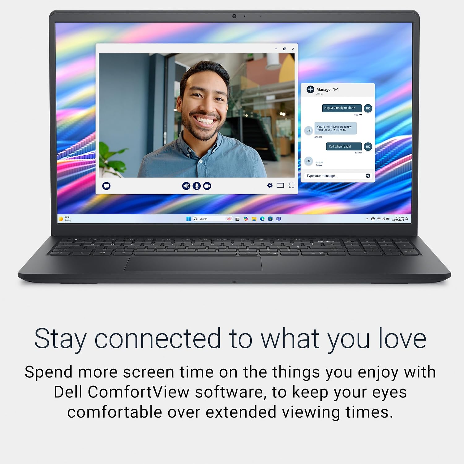 Dell 15 DC15250 Laptop, 15.6" FHD, Intel Core i5, 16 GB RAM, 512 GB