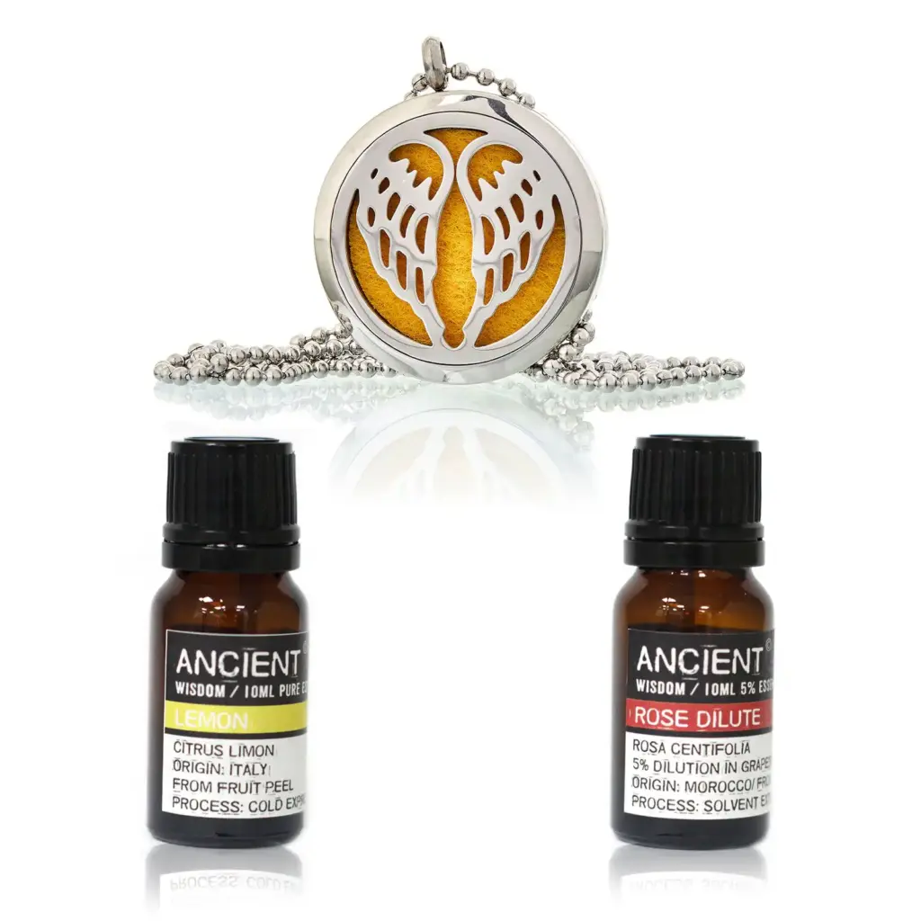Diffuser Necklace and Essential Oils Set | www.artisangoods.co.uk