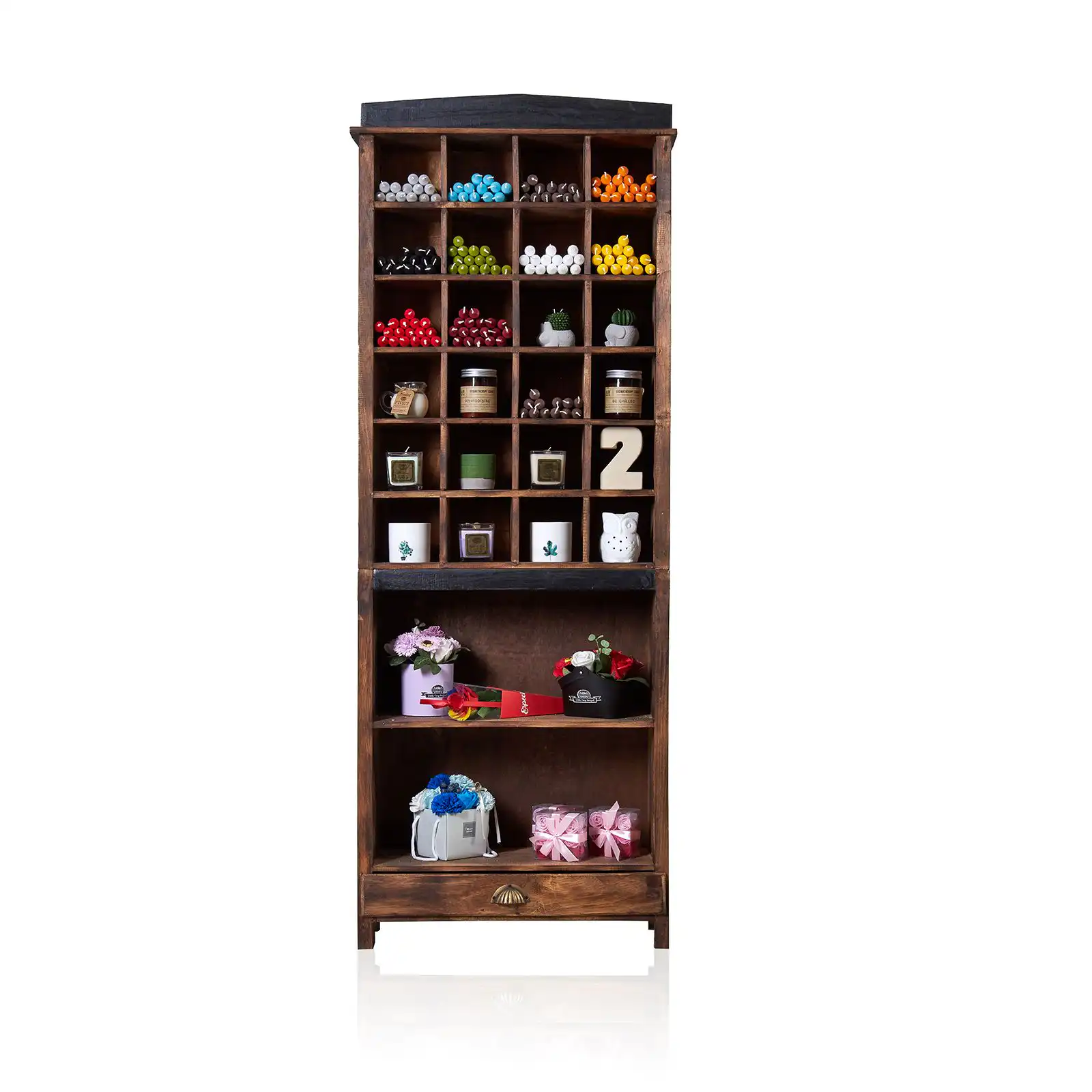 Dinner Candle Display Stand – Brownwash | www.artisangoods.co.uk 4 Dinner Candle Display Stand – Brownwash | www.artisangoods.co.uk 3