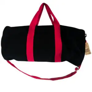 Don’t Quit Gym Bag – Black – Cherry Pink Handle | www.artisangoods.co.uk 1