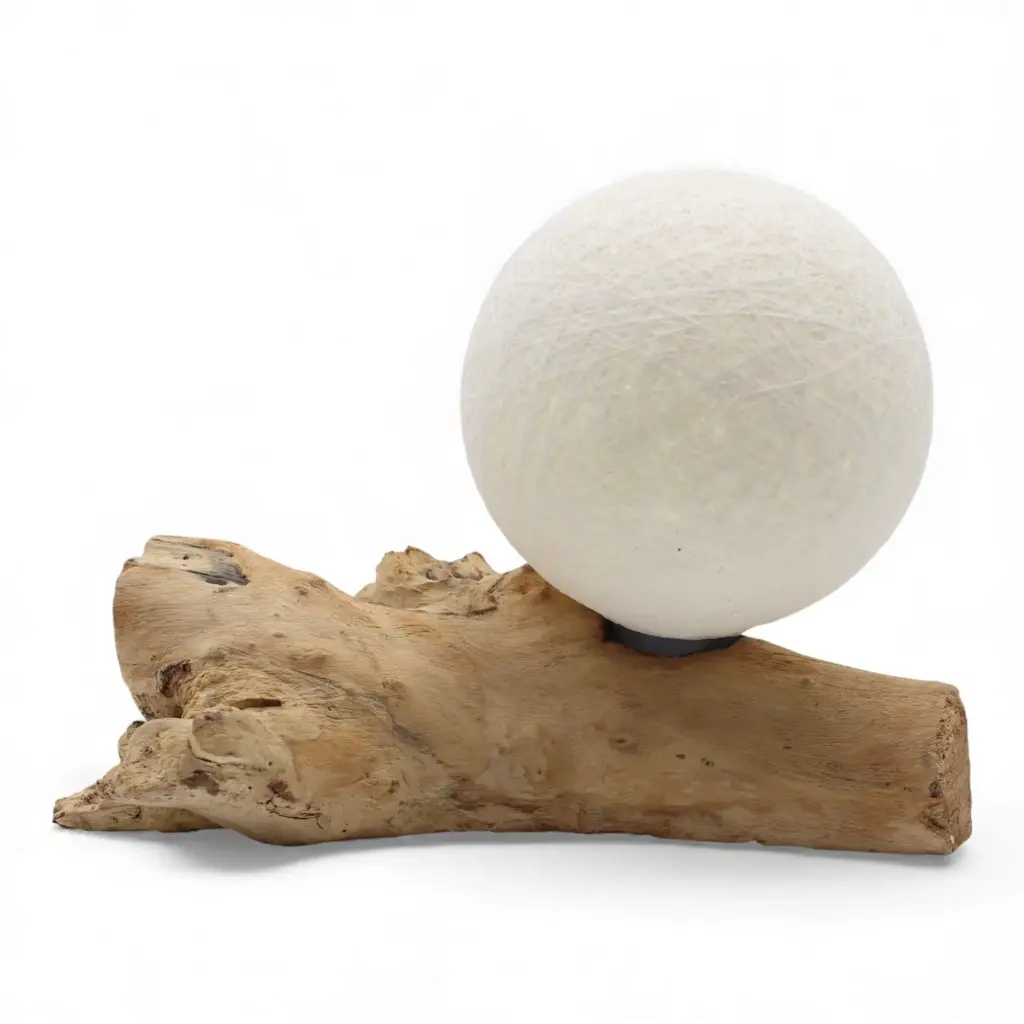 DriftGlow Lamp Cotton Luna Ivory Shade | www.artisangoods.co.uk 7