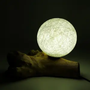 DriftGlow Lamp Cotton Luna Ivory Shade | www.artisangoods.co.uk 4