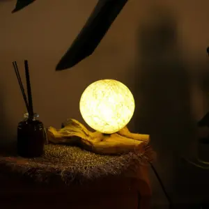 DriftGlow Lamp Cotton Wrap Cream Shade | www.artisangoods.co.uk 6