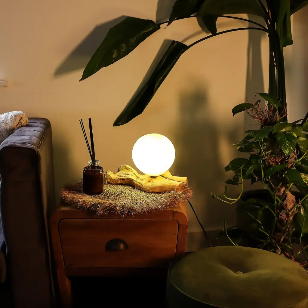 DriftGlow Lamp Cotton Wrap Cream Shade | www.artisangoods.co.uk 5