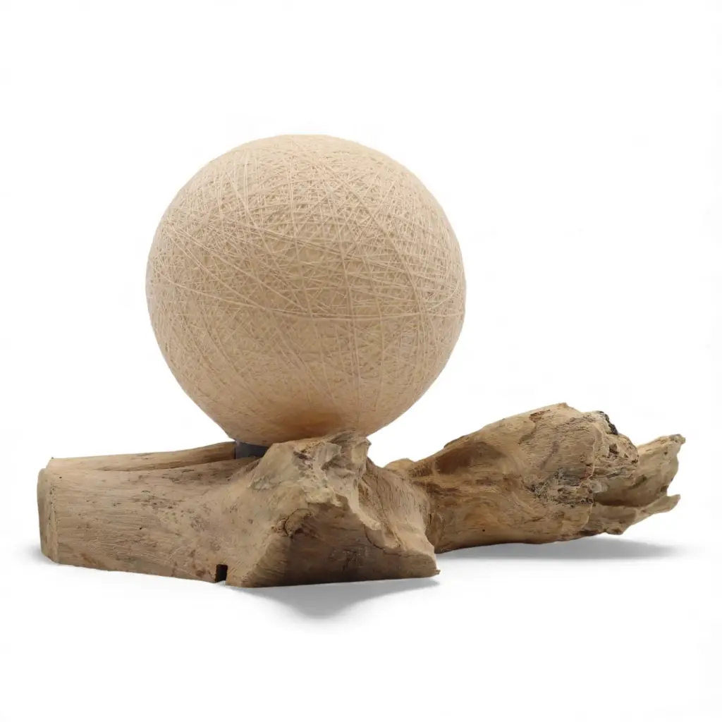 DriftGlow Lamp Cotton Wrap Cream Shade | www.artisangoods.co.uk