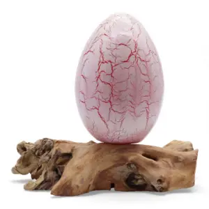 DriftGlow Lamp Crackle Fire Egg Shade – Orange | www.artisangoods.co.uk 11