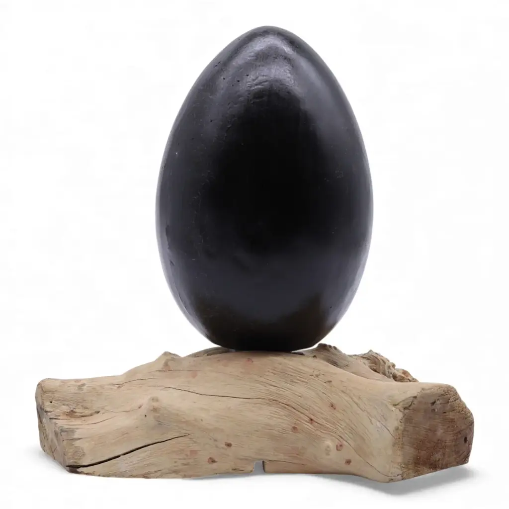 DriftGlow Lamp Crackle Lava Egg Shade – Grey | www.artisangoods.co.uk 7