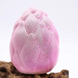 DriftGlow Lamp Crackle Lotus Flower Shade – Purple | www.artisangoods.co.uk 2