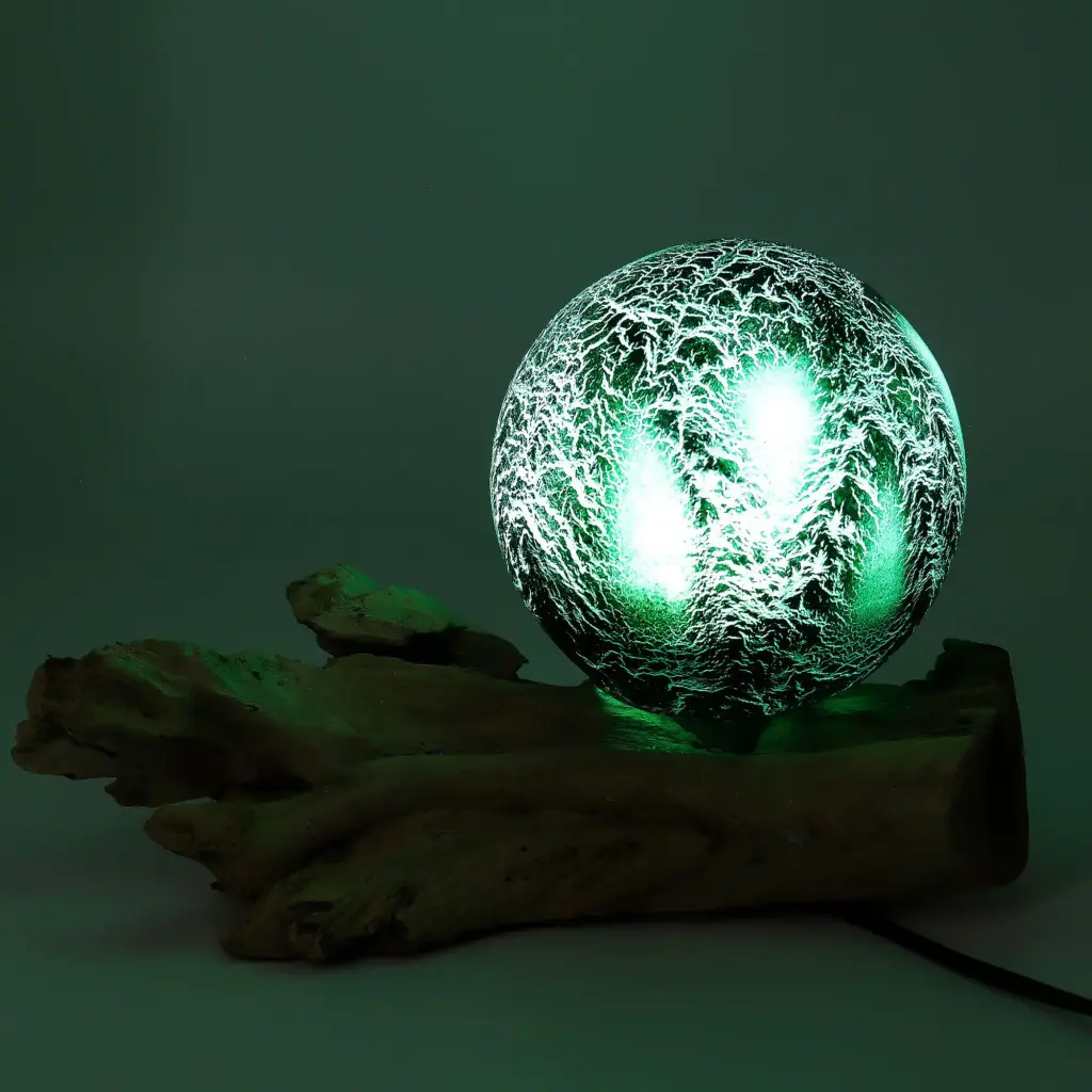 DriftGlow Lamp Emerald Crackle Shade | www.artisangoods.co.uk 7 DriftGlow Lamp Emerald Crackle Shade | www.artisangoods.co.uk 7